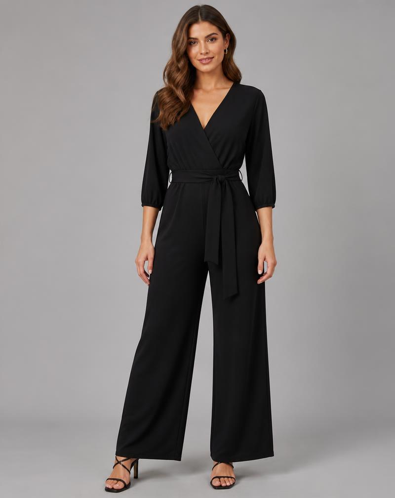Macacão Pantalona Preto